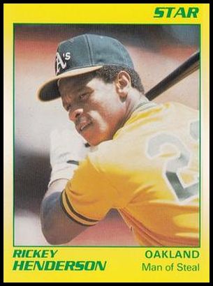 1 Rickey Henderson - Checklist